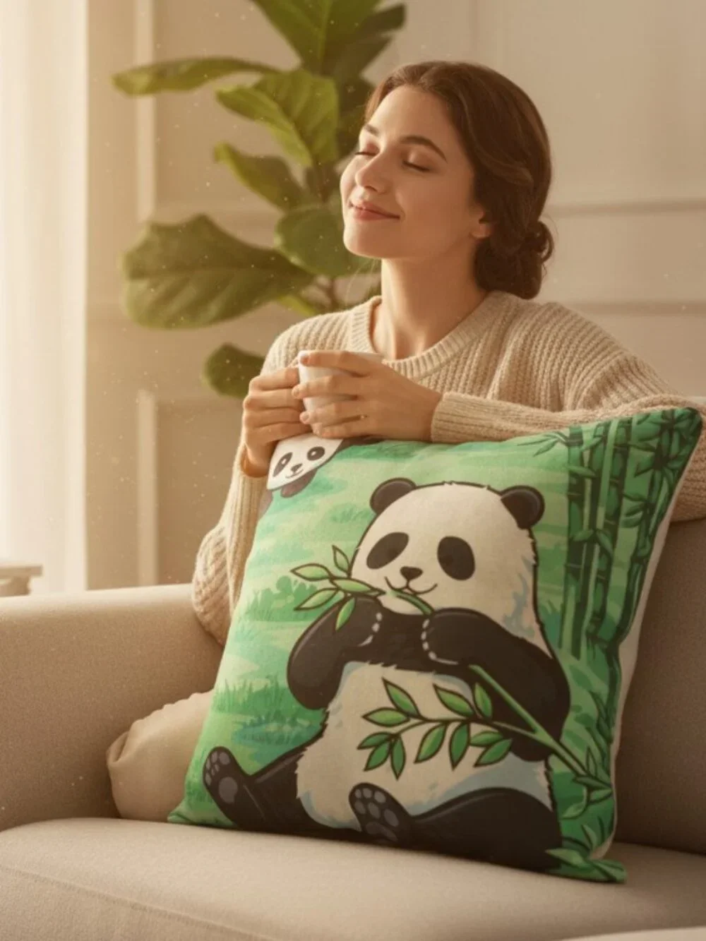 Hand Crafted cute panda